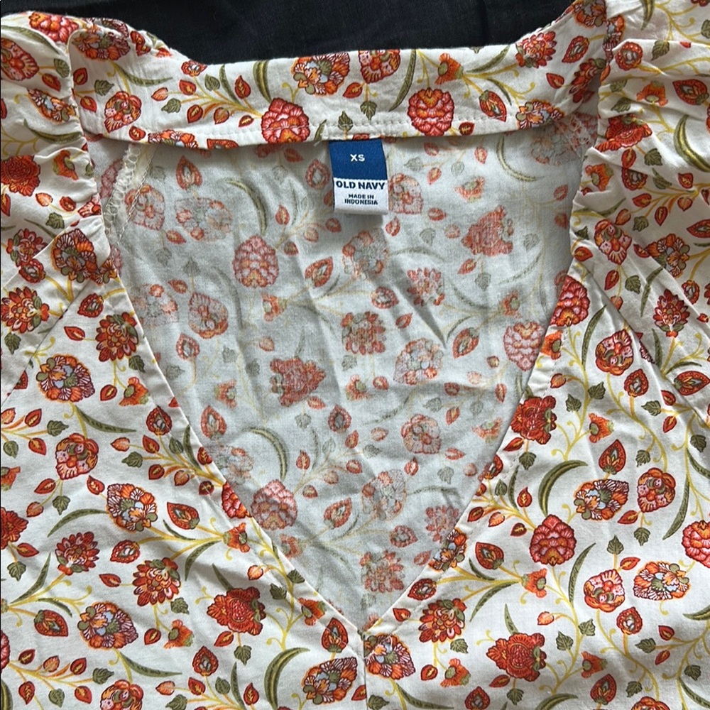 🌷Paisley Floral V-Neck Swing Dress Old Navy🌷 - Picture 2 of 5